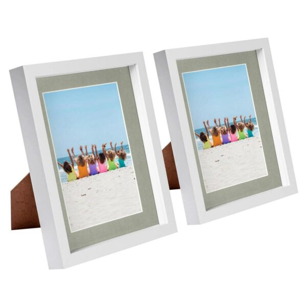 2x White 8 x 10 3D B cee79b97b0fff5e45e4b9bd8199326ad