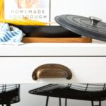 2x Wide Lipped Cabinet Cup Handle Cast Iron Cupboard Handles 130mm x 50mm Raw - Image 6