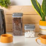 3 Piece Flip Lock Plastic Food Storage Containers Set Kitchen Food Canister - Image 6