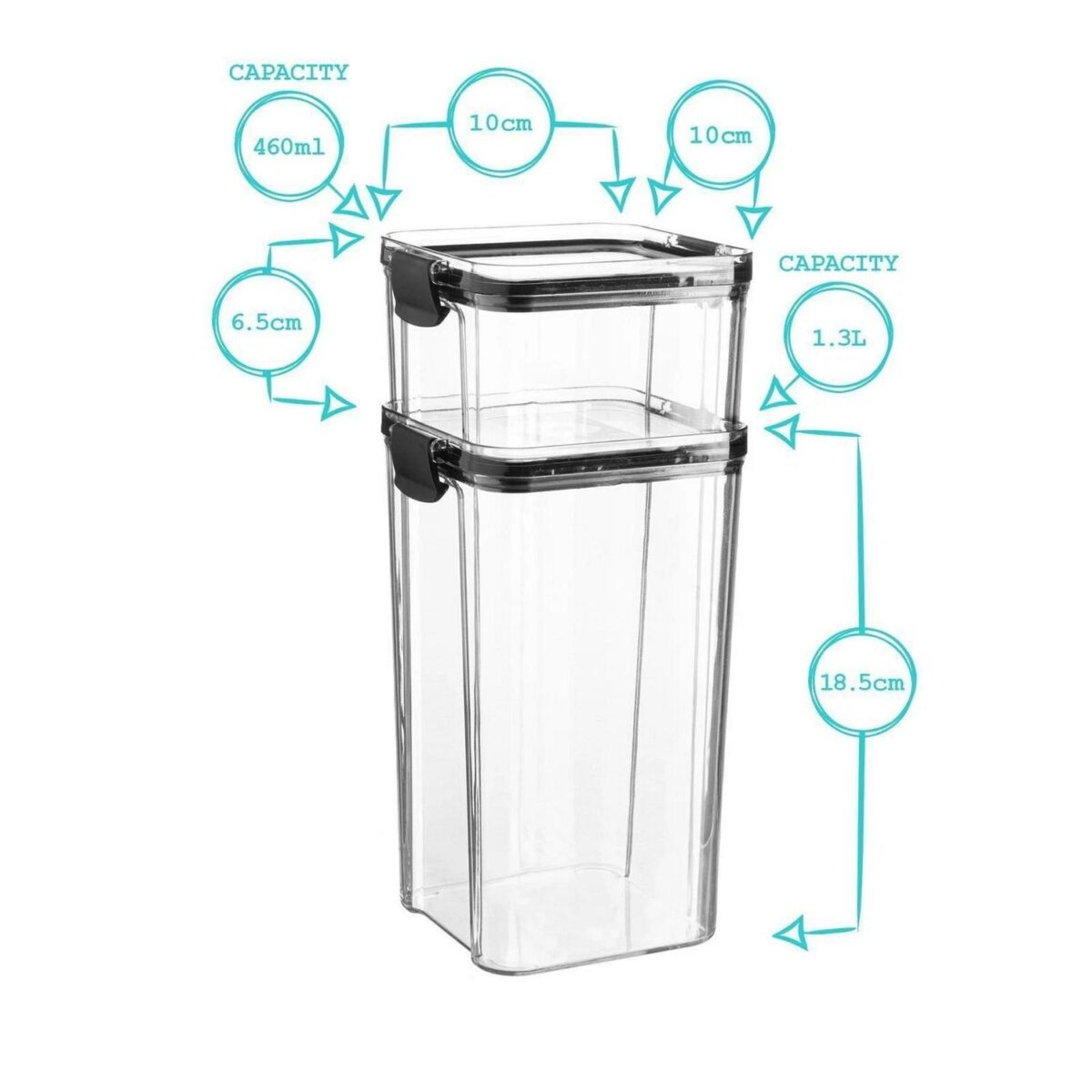3 Piece Food Storage e50721ea07af9fd7665c9d25dce32e85