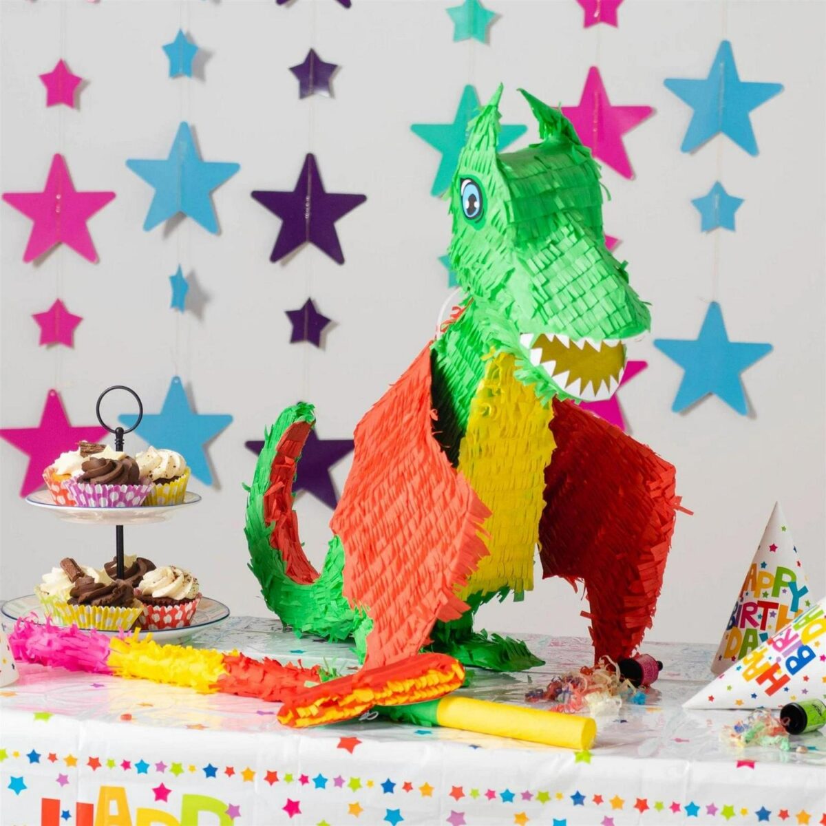 3pc Dragon Pinata Se 809a550dc7500d7cea2bb0d2bbba095c