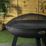 3pc Round Firepit, Grill and Dome set Large Cast Iron Firepit - Image 7
