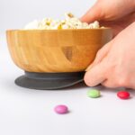 3pc Tiny Dining Black Elephant Bamboo Baby Feeding Set Kids Plate Bowl Spoon - Image 7
