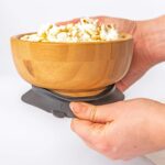 3pc Tiny Dining Black Unicorn Bamboo Baby Feeding Set Kids Plate Bowl Spoon - Image 2