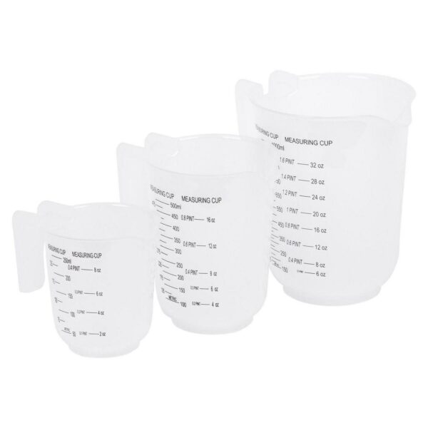 3pc White Plastic Me 62c38d9eba9960ddd5d60afb023785c8