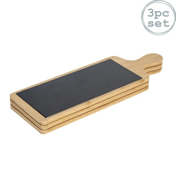 3x Bamboo Slate Serv cbb0425d12883521e643de10283150db