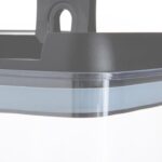 3x Flip Lock Plastic Food Storage Containers Kitchen Food Canister 1.9 Litre - Image 5