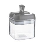 3x Flip Lock Plastic Food Storage Containers Kitchen Pantry Food Canister 500ml - Image 4