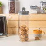 3x Flip Lock Plastic Food Storage Containers Kitchen Food Canister 1.9 Litre - Image 7