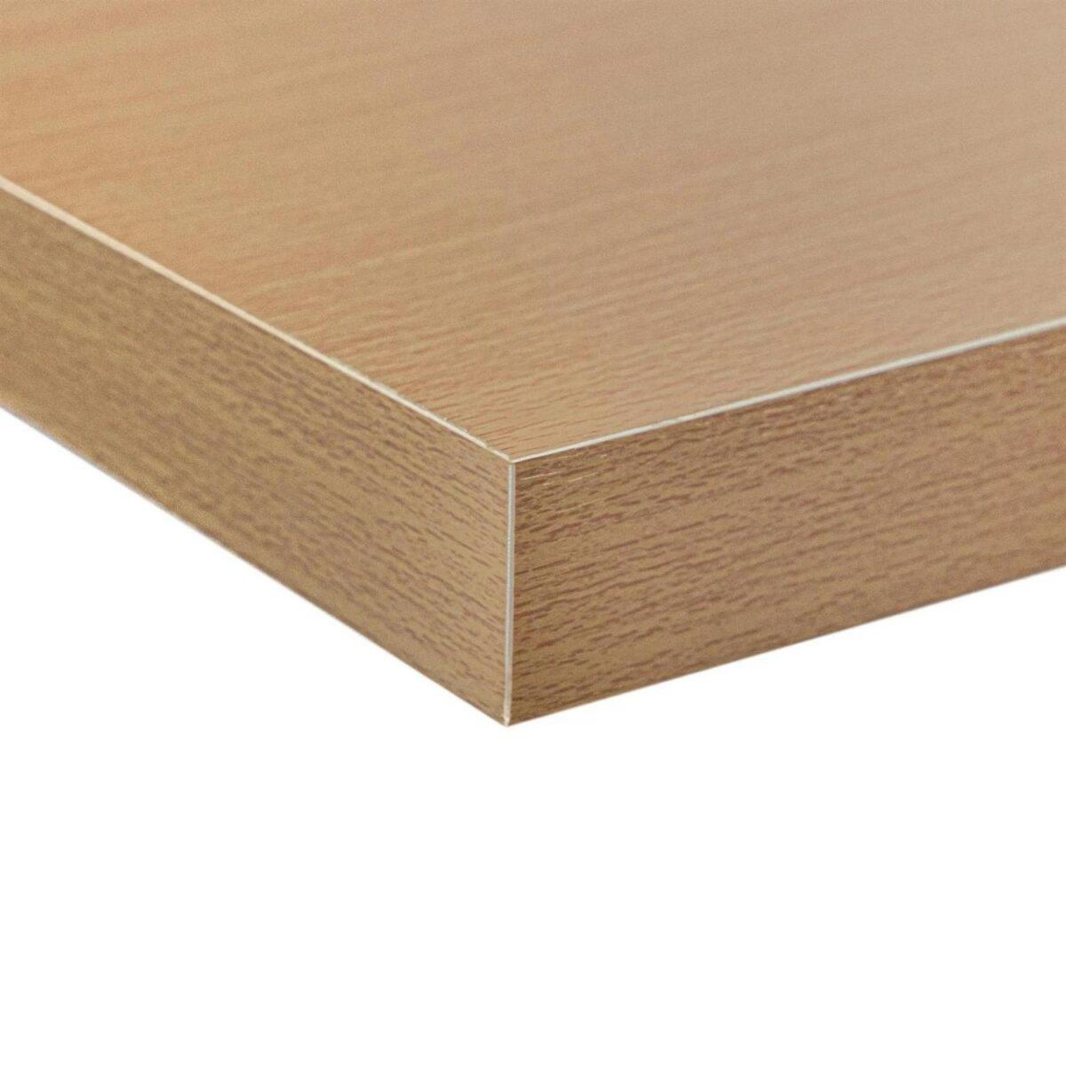 3x Floating Wall Shelves Wooden Wall Storage Living Room Bedroom 100cm Natural - Image 4