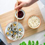 3x Hand-Printed Sauce Dishes Japanese Style Porcelain Snack Salsa Dip 10cm Blue - Image 6