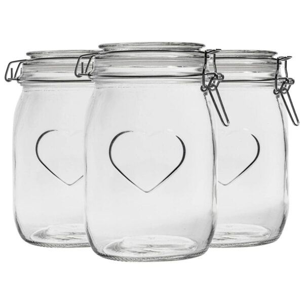 3x Heart Glass Stora 51cf11d7d8bcadffb13eecd073095cd1