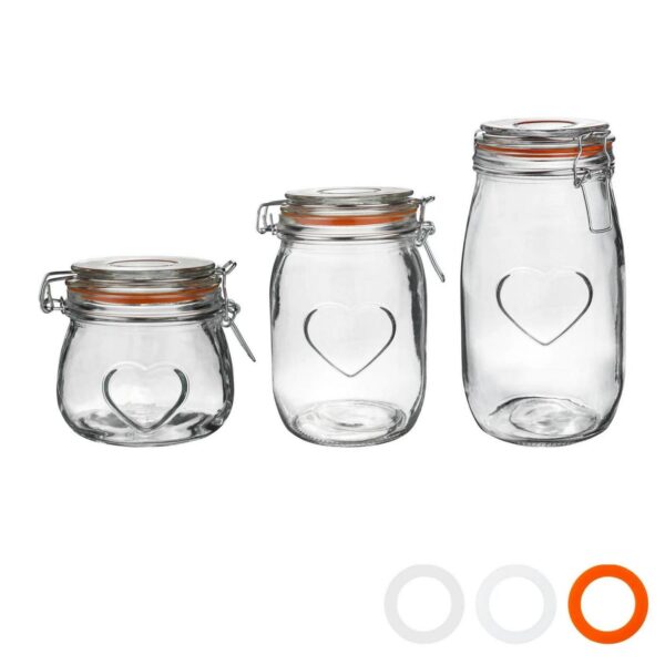 3x Heart Glass Stora fd0b8dc5e3bc92ded79ec98cfbd20bdf