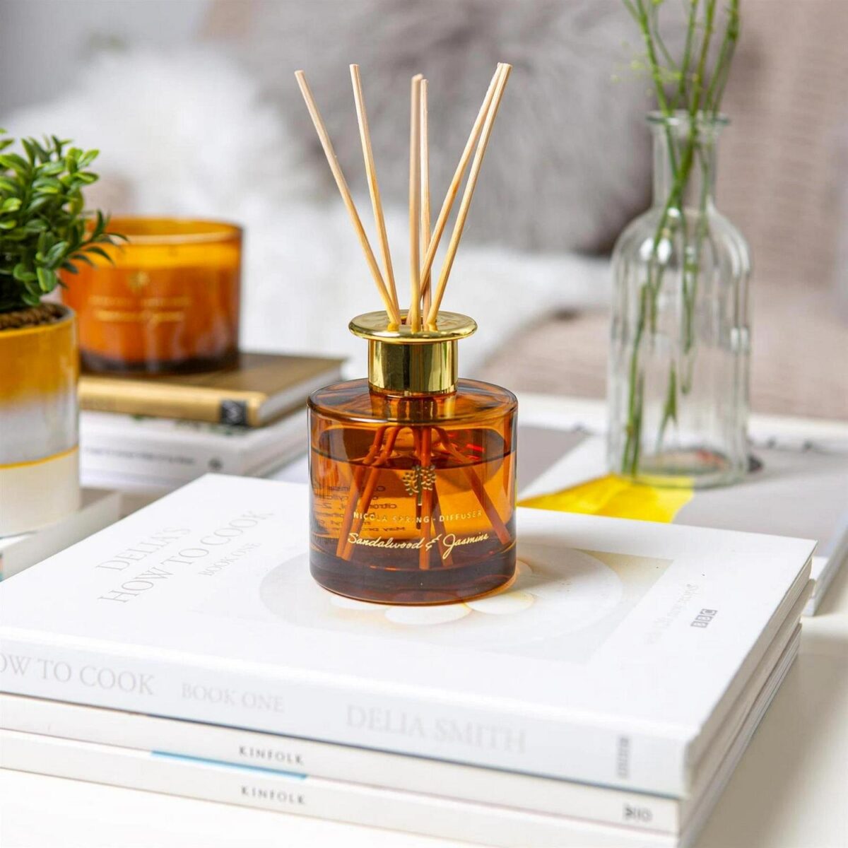 3x Reed Diffusers Luxury Home Bathroom Fragrance 200ml Sandalwood and Jasmine - Image 5