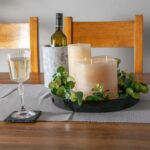 3x Round Serving Trays Wedding Party Dining Food Drinks Service 33cm Black - Image 6