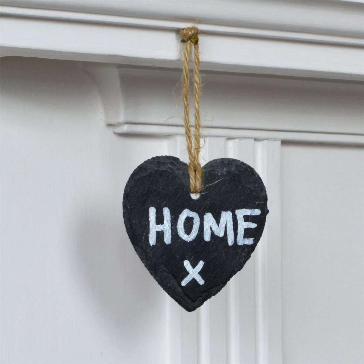 3x Slate Heart Hanging Tags Rustic Kitchen Preserving Jar Decoration Labels - Image 5