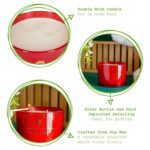 3x Soy Wax Scented Candles Aromatherapy Gift 38hr Burn 350g Wild Fig and Cassis - Image 2