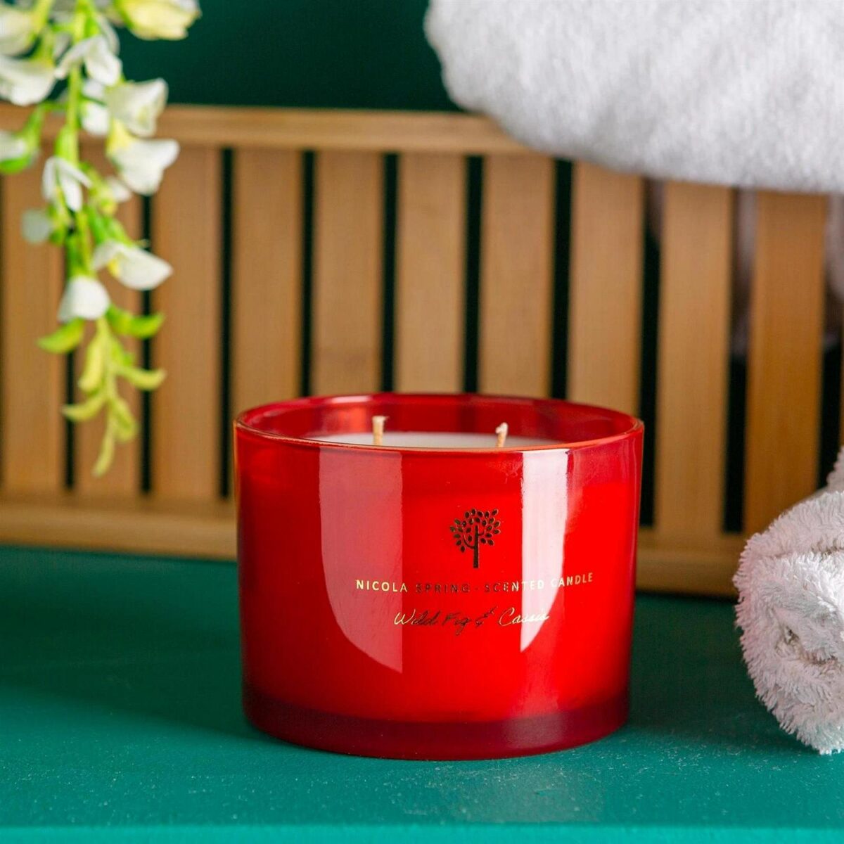 3x Soy Wax Scented Candles Aromatherapy Gift 38hr Burn 350g Wild Fig and Cassis - Image 5