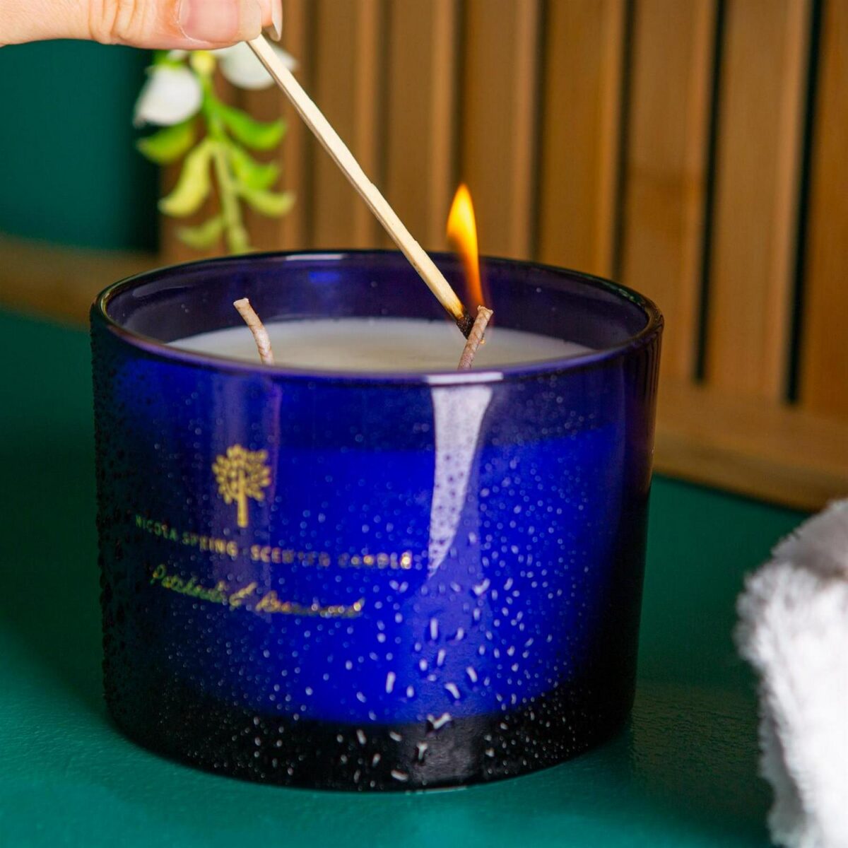 3x Soy Wax Scented Candles Aromatherapy Gift 38hr Burn 350g Patchouli and Rosewood - Image 6