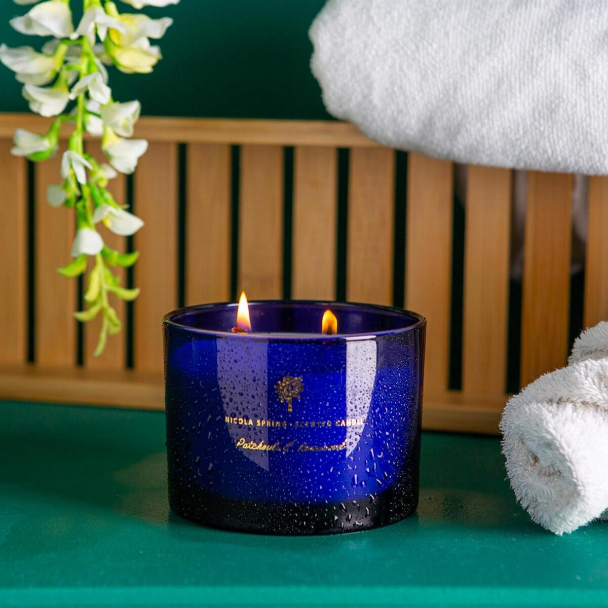3x Soy Wax Scented Candles Aromatherapy Gift 38hr Burn 350g Patchouli and Rosewood - Image 5
