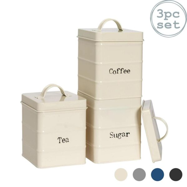 3x Tea Coffee Sugar e6e20c1c90d709228b475abfecf4f724