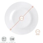 48x Classic White Side Plates 15.5cm Porcelain Bread Snack Dessert Dishes - Image 3