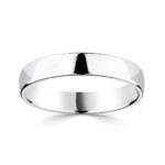 4.0mm Classic Court Wedding Ring, Platinum