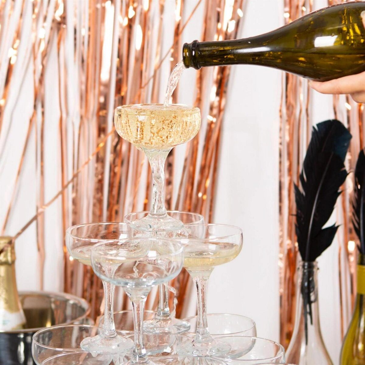 4 Tier Champagne Tow e3edd279b51244e334eeaf1a7038be6e