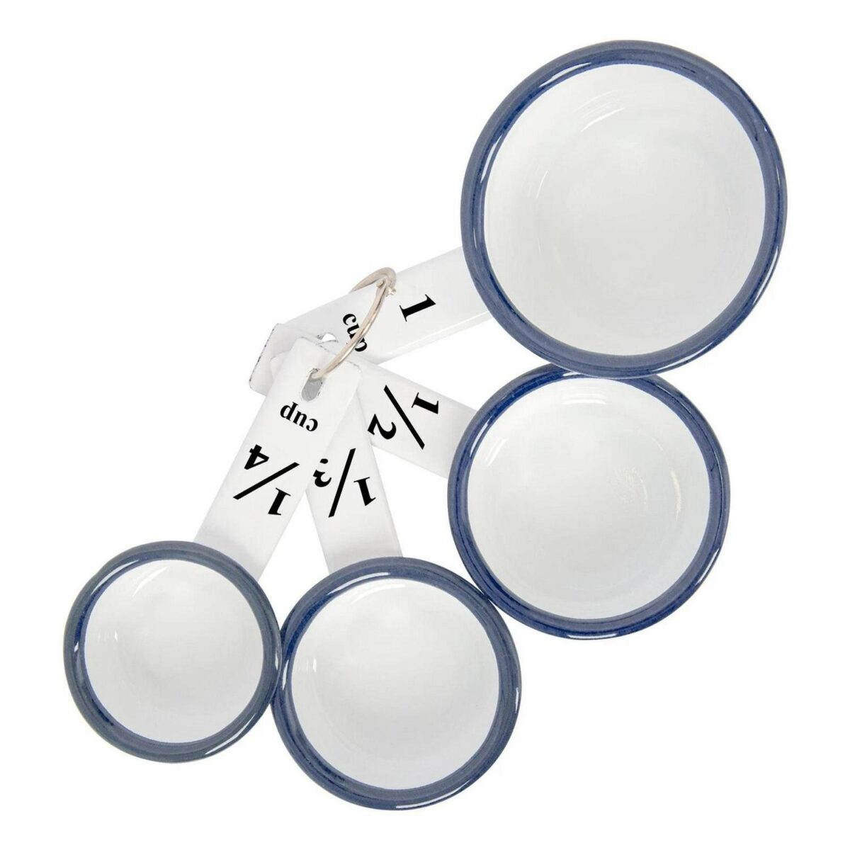 4pc Blue White Ename cb4aef6c84d6e172268bd607faf7048f