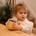 4pc Tiny Dining Black Elephant Bamboo Baby Feeding Set Kids Plate Bowl Spoon Cup - Image 7