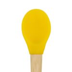 4pc Tiny Dining Pastel Bamboo Baby Feeding Spoon Set Silicone Toddler Weaning - Image 2