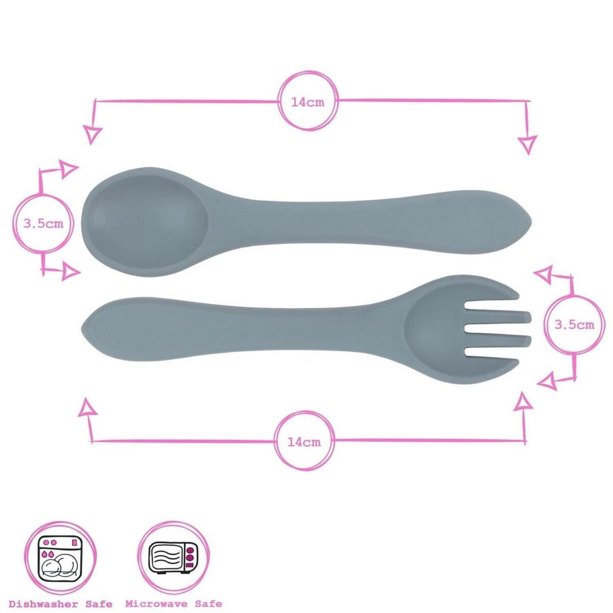 4pc Tiny Dining Tradewinds Silicone Baby Feeding Set Suction Plate Sippy Cup - Image 4