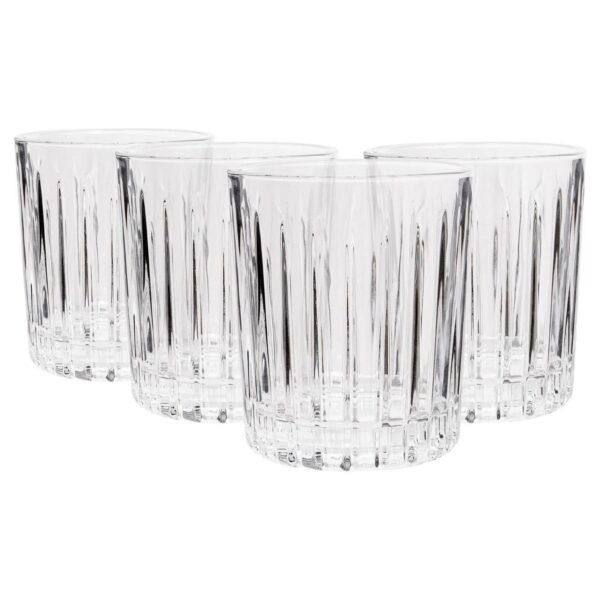 4x 310ml Fluted Whis 2e73633d9f25f288337c45b50ef8d77b