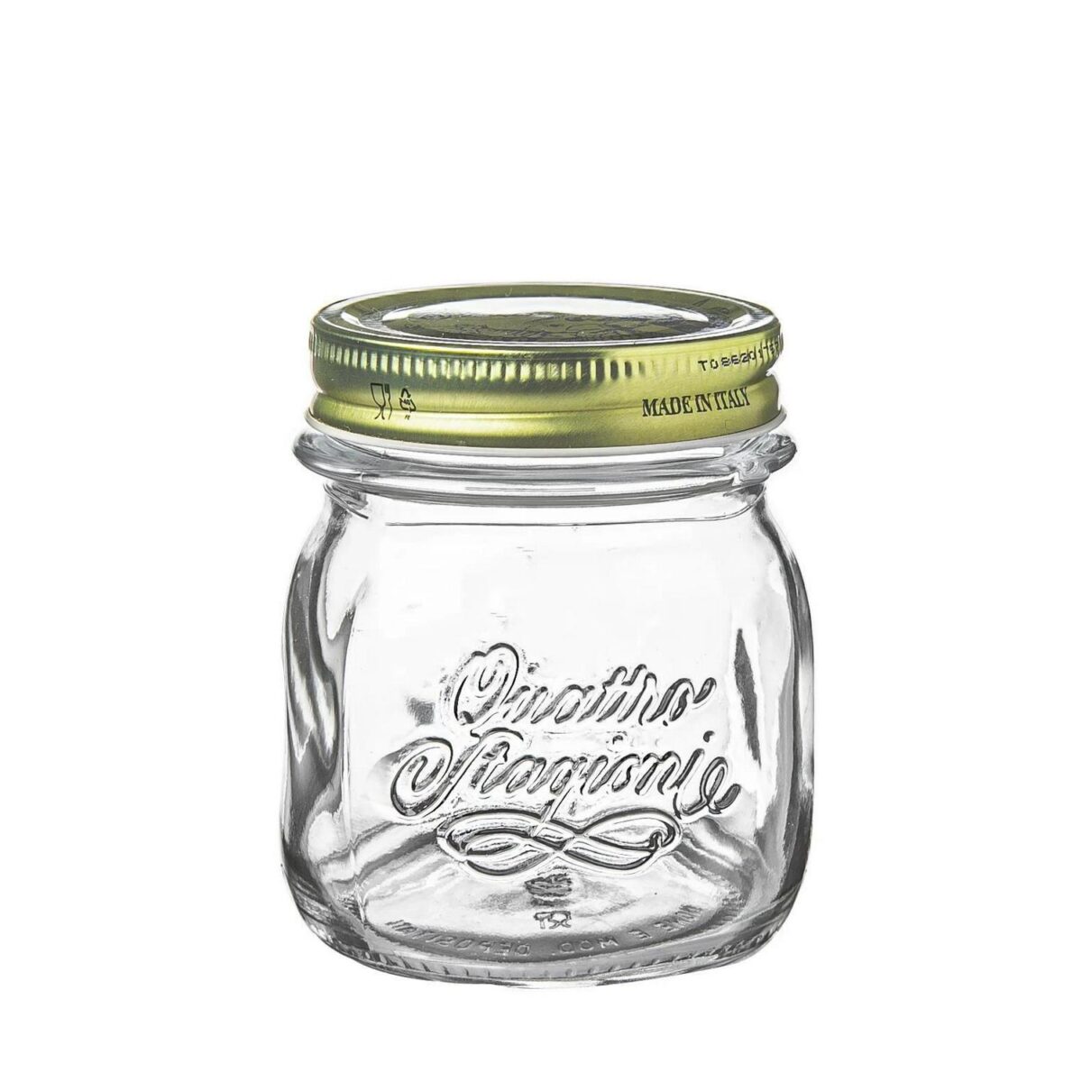 4x Bormioli Rocco Quattro Stagioni Glass Preserving Jars Kitchen Storage 250ml - Image 4