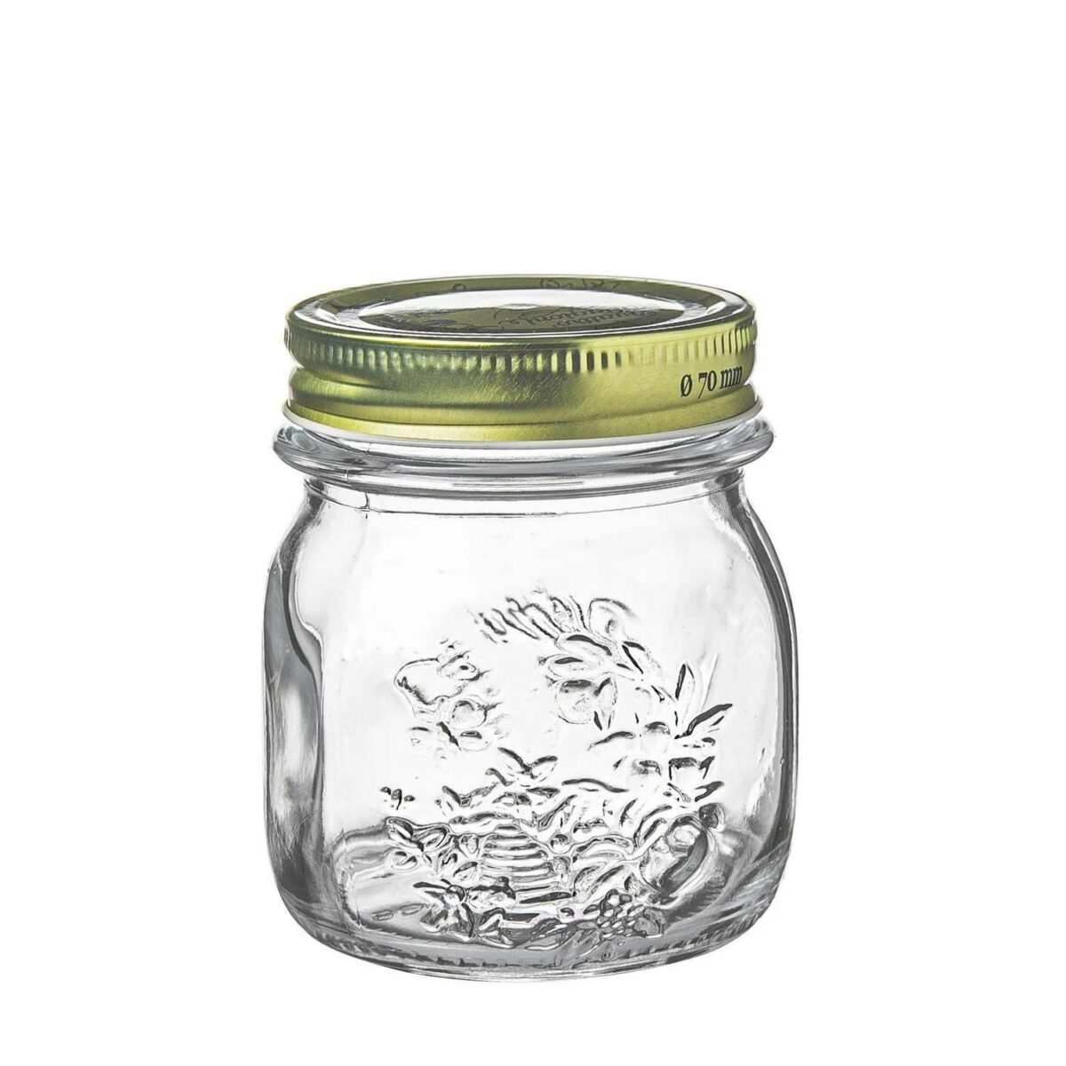 4x Bormioli Rocco Quattro Stagioni Glass Preserving Jars Kitchen Storage 250ml - Image 5