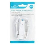 4x Child Safety Drawer Latches Baby Pet Proof Drawer Cabinet Fridge Door Lock