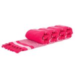 4x Deluxe Cotton Turkish Bath Towels Beach Sauna Hammam 157 x 87cm Hot Pink