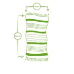 4x Deluxe Turkish Cotton Bath Towels Lightweight Peshtemal 162 x 90cm 4 Colours - Image 3