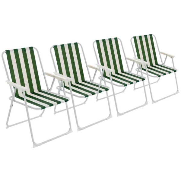 4x Folding Metal Bea 76ee8adb2e2770c5d98149b750e6a8e5