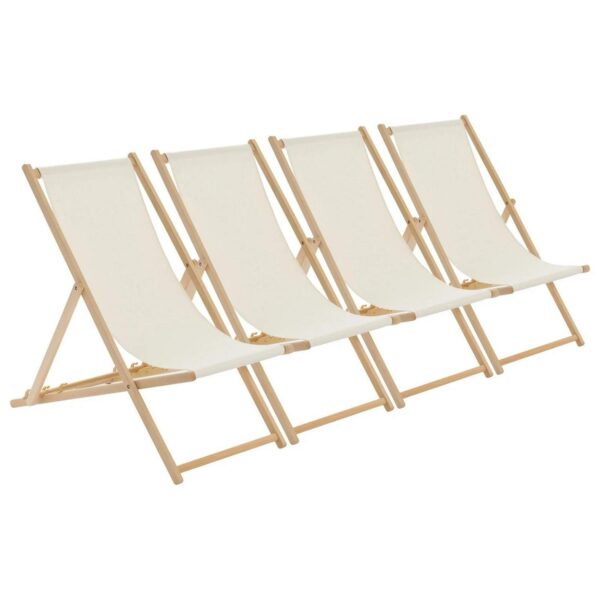 4x Folding Wooden De a29570e7a0c079aebf1eb9548bc7c1e8