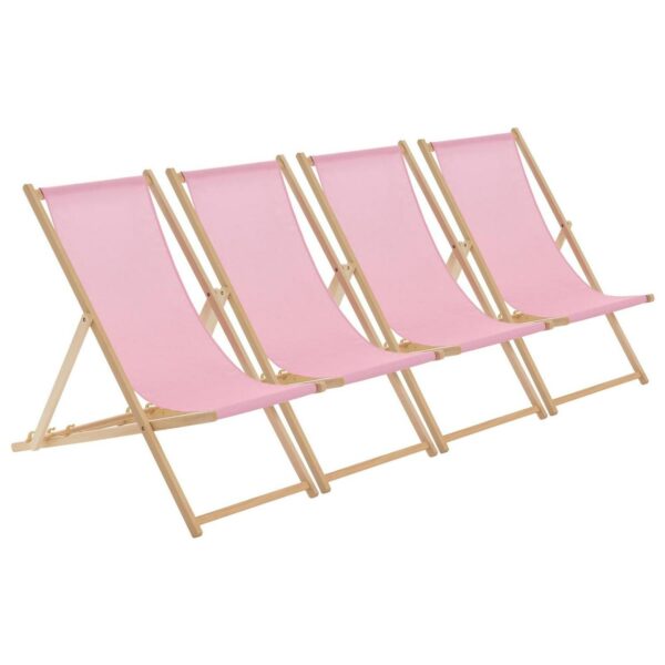 4x Folding Wooden De c9677adfdd2cf914794359bf5635550a