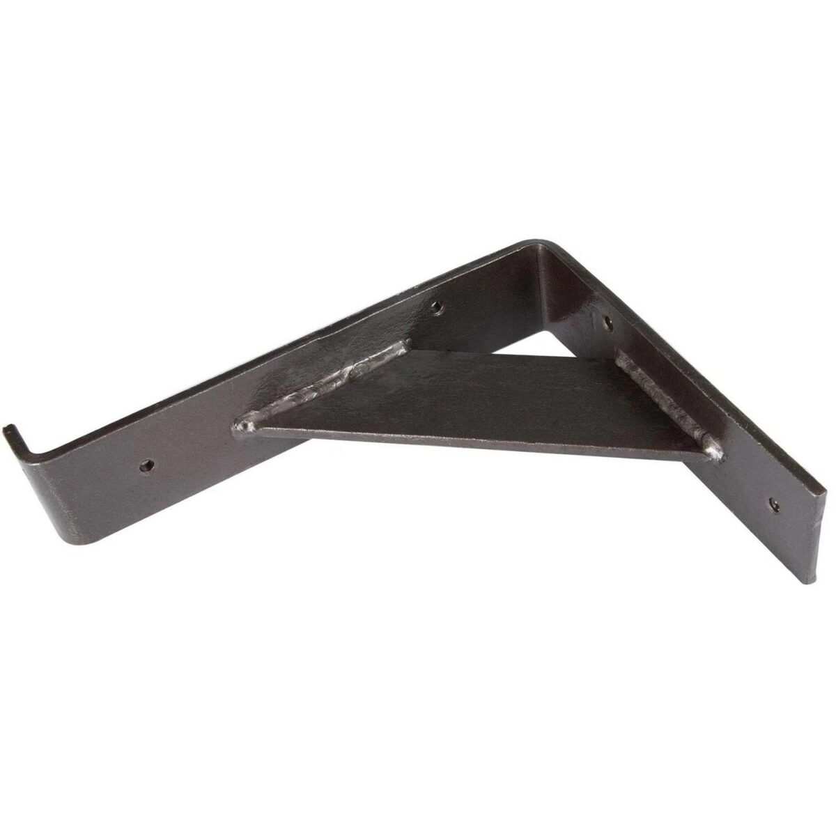 4x Gallows Style Scaffold Board Shelf Bracket Antique Wall Brackets D240mm Raw - Image 2