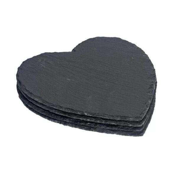 4x Heart Slate Place f4fa77babc316e0c2a026c35b42ef1a4