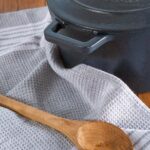 4x Light Grey 60cm x 40cm Cotton Tea Towels Absorbent Kitchen Dish Towels Cloths - Image 6