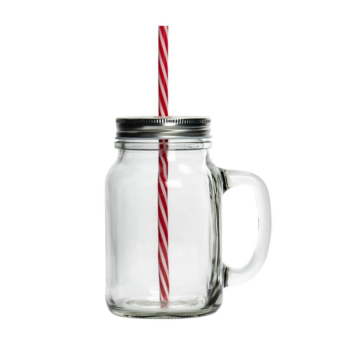 4x Mason Drinking Jar Glasses with Straws Retro Cocktail Serving Jug 620ml - Image 4