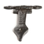 4x Ornate T-Hinge Cast Iron Antique Cupboard Door Hinges W230mm Black - Image 3