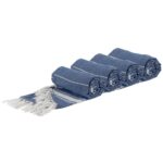 4x Round Turkish Cotton Beach Towels Lightweight Beach Peshtemal 190cm