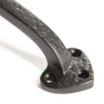 4x Rustic Arrowhead Door Handle Cast Iron Antique Cupboard Pull H100mm Black - Image 3
