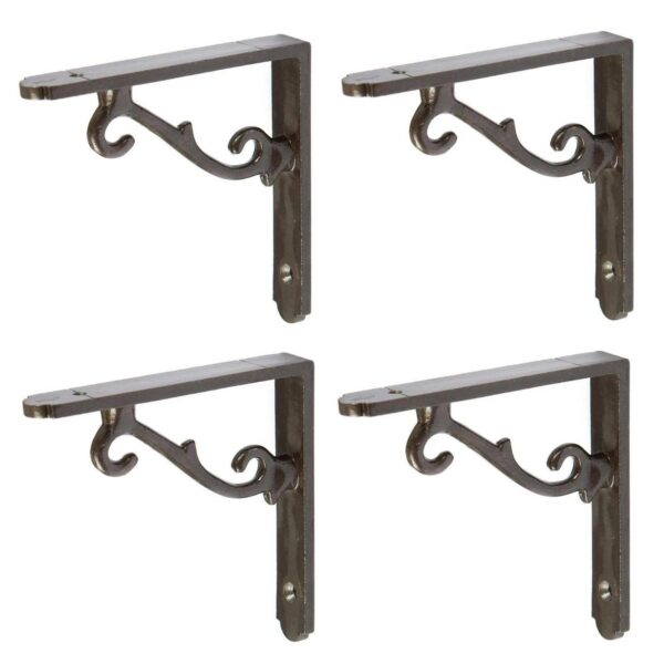4x Scroll Iron Shelf 3e6cb6a7b3ba1824139947a9562c624b