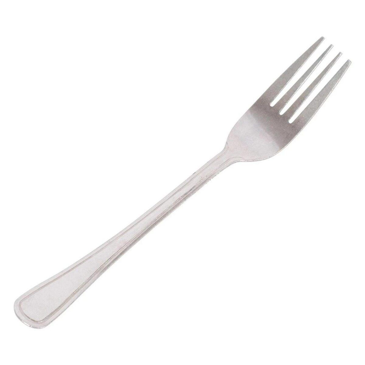 4x Stainless Steel Dinner Forks Silver Dining Dessert Cutlery Table Fork Set - Image 2
